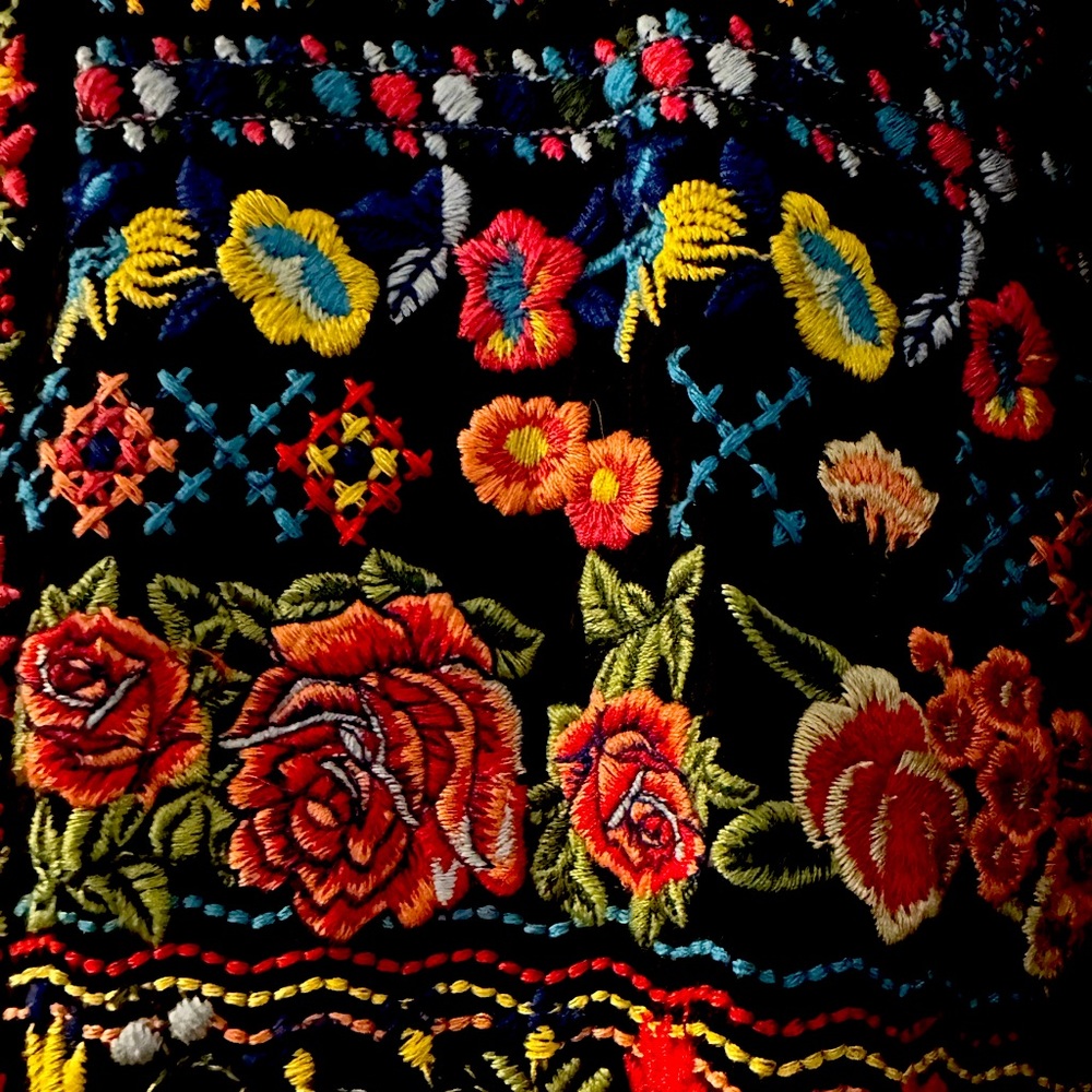 Embroidered Johnny was blouse